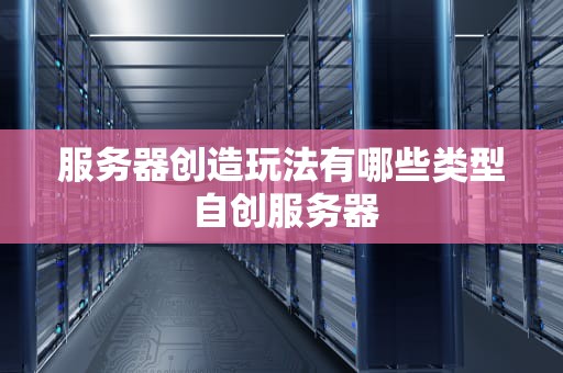服务器创造玩法有哪些类型 自创服务器