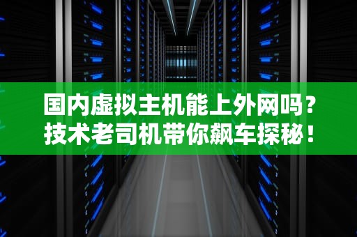 国内虚拟主机能上外网吗？技术老司机带你飙车探秘！