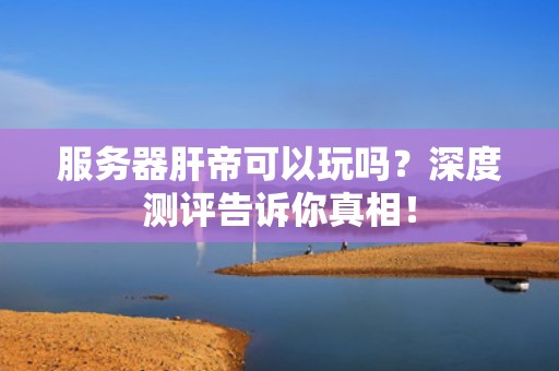服务器肝帝可以玩吗？深度测评告诉你真相！