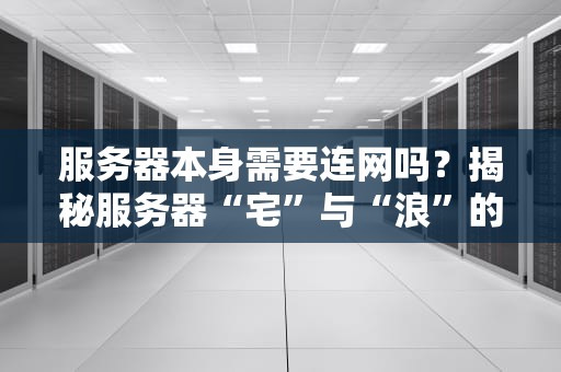 服务器本身需要连网吗？揭秘服务器“宅”与“浪”的终极真相！