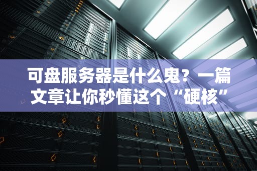 可盘服务器是什么鬼？一篇文章让你秒懂这个“硬核”黑话！
