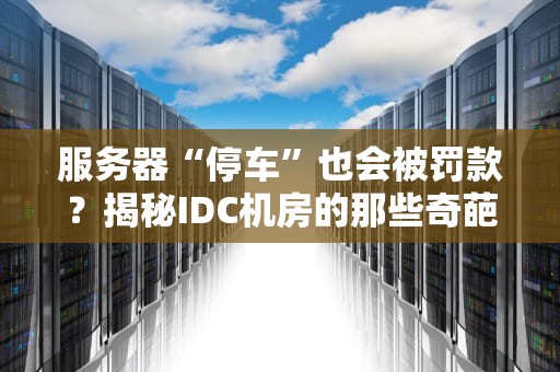服务器“停车”也会被罚款？揭秘IDC机房的那些奇葩规则