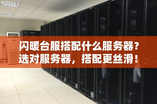 闪暖台服搭配什么服务器？选对服务器，搭配更丝滑！