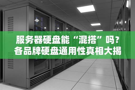 服务器硬盘能“混搭”吗？各品牌硬盘通用性真相大揭秘！