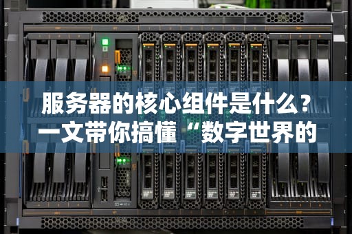 服务器的核心组件是什么？一文带你搞懂“数字世界的钢铁侠”内脏！