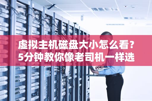 虚拟主机磁盘大小怎么看？5分钟教你像老司机一样选对空间！