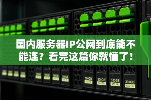 国内服务器IP公网到底能不能连？看完这篇你就懂了！