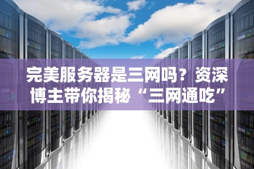 完美服务器是三网吗？资深博主带你揭秘“三网通吃”的真相！