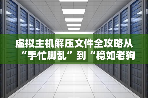 虚拟主机解压文件全攻略从“手忙脚乱”到“稳如老狗”的终极指南