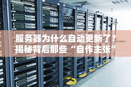 服务器为什么自动更新了？揭秘背后那些“自作主张”的小秘密！