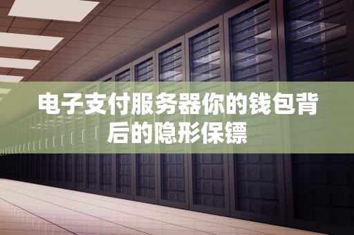 电子支付服务器你的钱包背后的隐形保镖