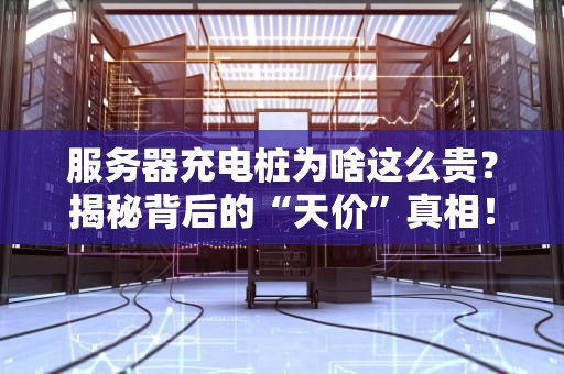 服务器充电桩为啥这么贵？揭秘背后的“天价”真相！