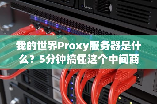 我的世界Proxy服务器是什么？5分钟搞懂这个中间商的神奇妙用！