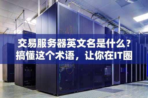 交易服务器英文名是什么？搞懂这个术语，让你在IT圈装X不翻车！