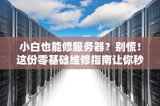 小白也能修服务器？别慌！这份零基础维修指南让你秒变机房大神