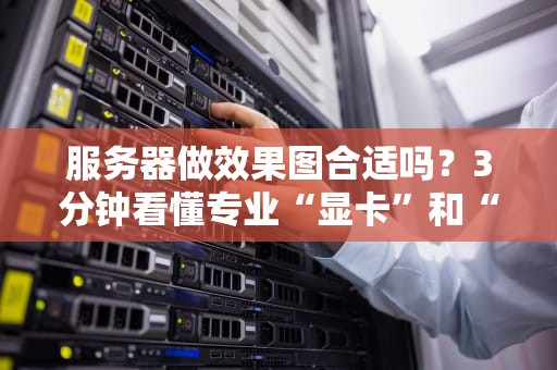 服务器做效果图合适吗？3分钟看懂专业“显卡”和“算力”的真相！