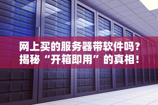 网上买的服务器带软件吗？揭秘“开箱即用”的真相！