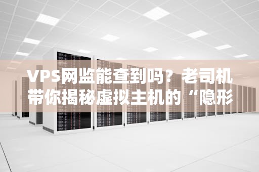 VPS网监能查到吗？老司机带你揭秘虚拟主机的“隐形斗篷”