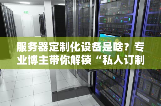 服务器定制化设备是啥？专业博主带你解锁“私人订制”的硬核玩法！