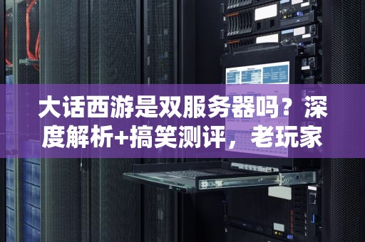 大话西游是双服务器吗？深度解析+搞笑测评，老玩家直呼内行！