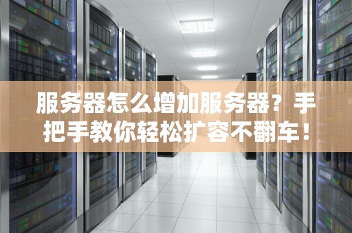 服务器怎么增加服务器？手把手教你轻松扩容不翻车！