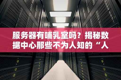 服务器有哺乳室吗？揭秘数据中心那些不为人知的“人性化”设计