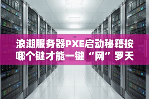 浪潮服务器PXE启动秘籍按哪个键才能一键“网”罗天下？