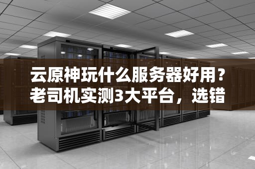云原神玩什么服务器好用？老司机实测3大平台，选错卡成PPT！