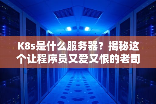 K8s是什么服务器？揭秘这个让程序员又爱又恨的老司机