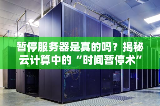 暂停服务器是真的吗？揭秘云计算中的“时间暂停术”