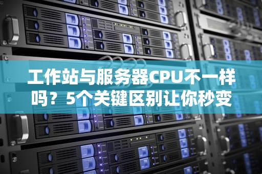工作站与服务器CPU不一样吗？5个关键区别让你秒变硬件老司机！