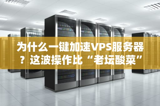 为什么一键加速VPS服务器？这波操作比“老坛酸菜”还酸爽！