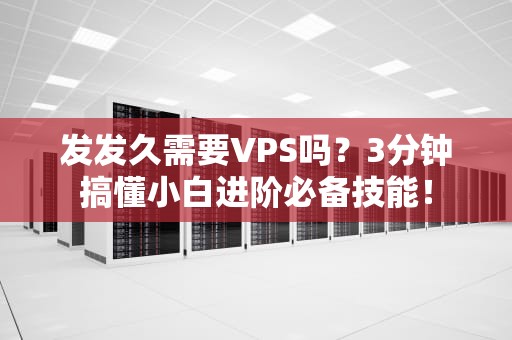 发发久需要VPS吗？3分钟搞懂小白进阶必备技能！