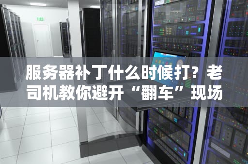 服务器补丁什么时候打？老司机教你避开“翻车”现场！