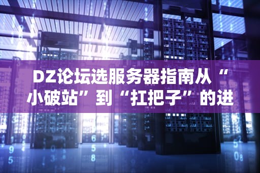 DZ论坛选服务器指南从“小破站”到“扛把子”的进阶之路