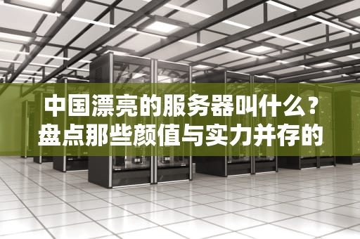 中国漂亮的服务器叫什么？盘点那些颜值与实力并存的国产“机”界顶流！