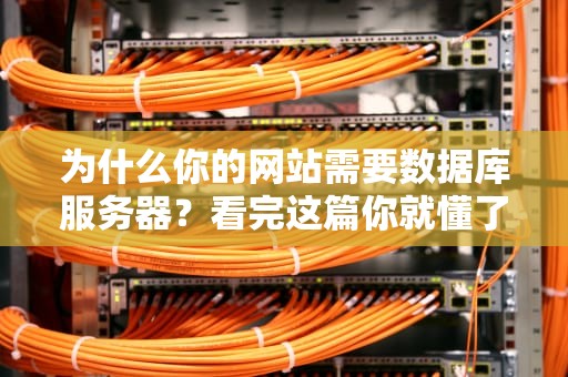 为什么你的网站需要数据库服务器？看完这篇你就懂了！
