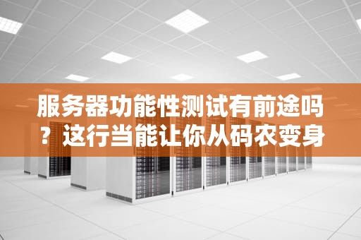 服务器功能性测试有前途吗？这行当能让你从码农变身服务器福尔摩斯！