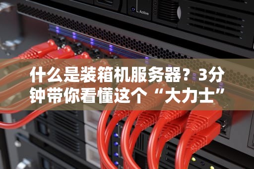 什么是装箱机服务器？3分钟带你看懂这个“大力士”的硬核实力！