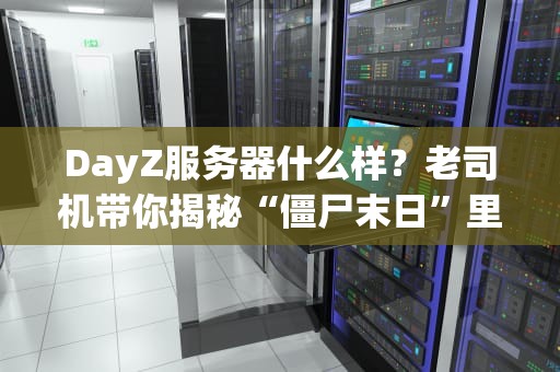 DayZ服务器什么样？老司机带你揭秘“僵尸末日”里的生存法则！