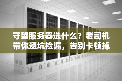守望服务器选什么？老司机带你避坑捡漏，告别卡顿掉线！