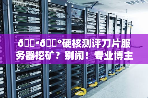 🔪💰硬核测评刀片服务器挖矿？别闹！专业博主带你算笔账
