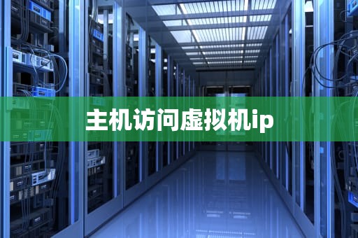 主机访问虚拟机ip