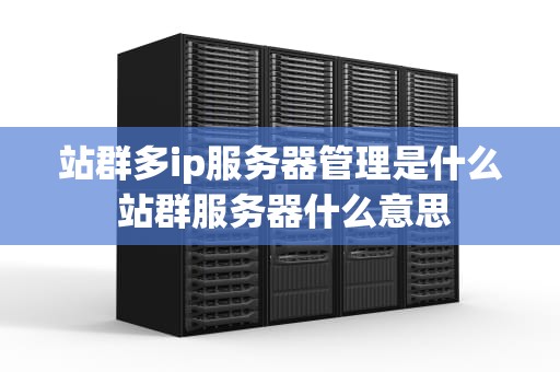 站群多ip服务器管理是什么 站群服务器什么意思