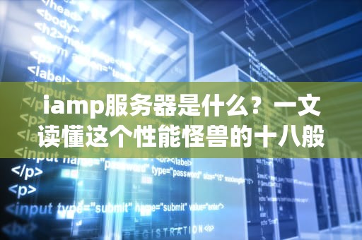 iamp服务器是什么？一文读懂这个性能怪兽的十八般武艺！
