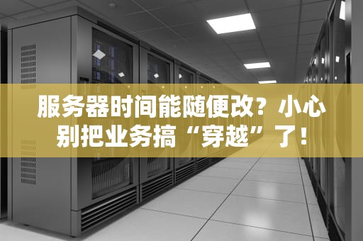 服务器时间能随便改？小心别把业务搞“穿越”了！