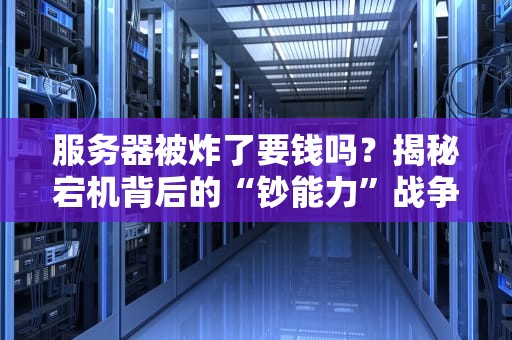 服务器被炸了要钱吗？揭秘宕机背后的“钞能力”战争！