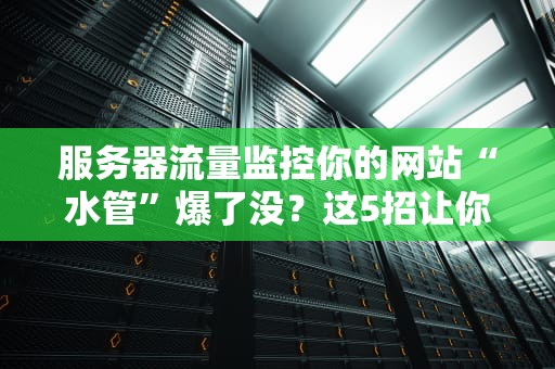 服务器流量监控你的网站“水管”爆了没？这5招让你秒变运维老司机！