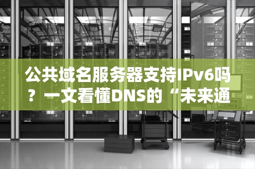 公共域名服务器支持IPv6吗？一文看懂DNS的“未来通行证”