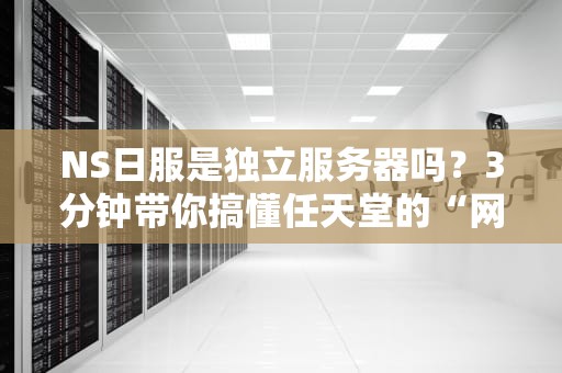 NS日服是独立服务器吗？3分钟带你搞懂任天堂的“网络小秘密”